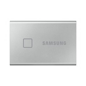 Samsung T7 Touch 500GB Up to 1,050MB/s USB 3.2 Gen 2 (10Gbps, Type-C) External Solid State Drive (Portable SSD) Silver (MU-PC500S) (Apply coupon + HDFC Credit card discount)