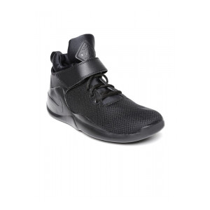 NikeMen Black Kwazi Mid-Top Sneakers