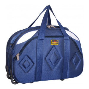 Everest : Large 40 L Duffel With Wheels (Strolley) - Pack of 1  (Blue)