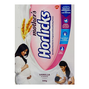 Mother'S Horlicks Health and Nutrition Drink Refill Pack - 500 g (Vanilla Flavor) (Limited locations)