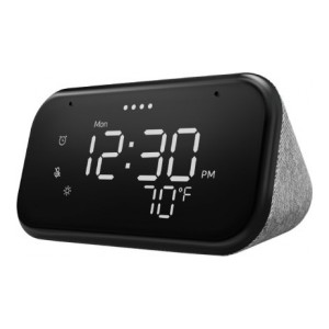 Lenovo Smart Clock Essential with Google Assistant Smart Speaker  (Hemp Grey)