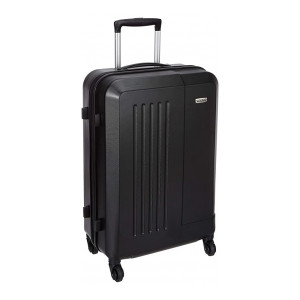 Amazon Brand - Solimo Polycarbonate Hardside Luggage (66 cm, Black)