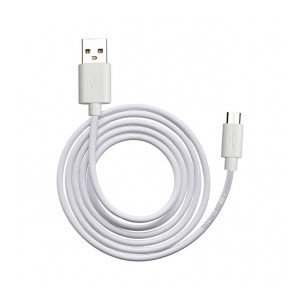 ZEBRONICS Zeb-UMC102 USB to Micro USB Cable, Charge and Sync, 1 Metre Length (White) (Apply coupon)