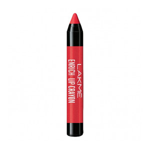 Lakmé Enrich Lip Crayon, Berry Red, Gives Smooth Matte Finish, 2.2 g