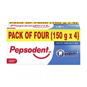 Pepsodent Germicheck Toothpaste 150 g (Pack of 4)