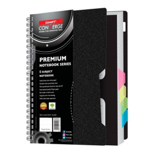 LUXOR Single Ruled A4-300 A4 Note Book Single Ruled 300 Pages  (Black)
