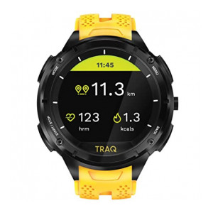 Traq by Titan Cardio Running and Cycling GPS Unisex Smartwatch with Heart Rate Monitoring and Upto 7 Days of Battery Life 75001PP03 [10% Instant Discount  on Axis Bank/Citibank/Rupay Credit Cards]