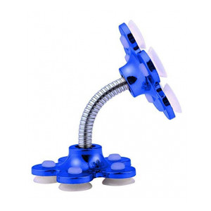 vijalking Mobile Phone Stand by VIP Portable 360 Degree Rotatable Multi Angel Metal with Flower Suction