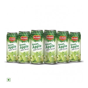 Del Monte Green Apple Fruit Drink, 6 x 240 ml
