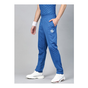 HRX by Hrithik RoshanMen Blue Solid Regular Fit Rapid Dry Cricket Track Pants
