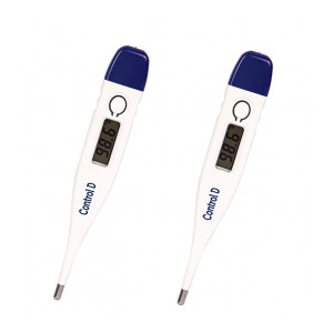 Control D CD01 Automatic Pack of 2 Digital Thermometer (White)