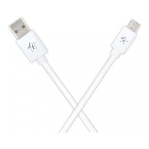 Flipkart SmartBuy AMRPB1M01 1 m Micro USB Cable  (Compatible with Mobile, Laptop, Tablet, White, One Cable)
