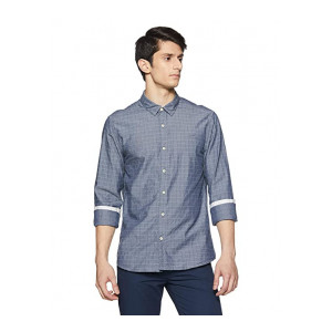 Cherokee by Unlimited Men's Plain Regular Fit Casual Shirt