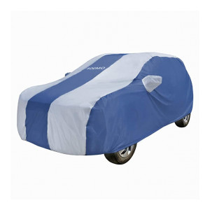 Amazon Brand - Solimo UV Protection & Dust Resistant Car Cover for Hyundai Creta 2020 (Blue & Silver)