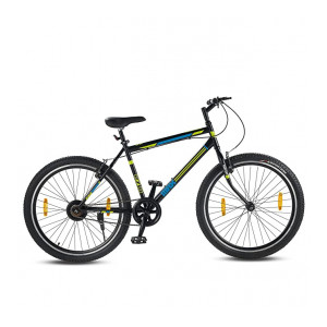 Fisher & Hawk Max 27.5 T Cycle (Black) I Ideal for: Adults (Above 13 Years) I Frame Size: 18" | Ideal Height : 5 ft 6 inch+ I Unisex Cycle| 85% Assembled (Easy self-Assembly), L (FHBC2701) [10% off with SBI CC]