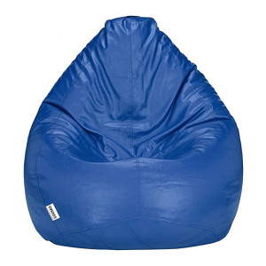 Amazon Brand - Solimo XXXL Bean Bag Cover Without Beans (Blue)