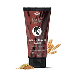 Bombay Shaving Company Face & Beard Wash with Wheat Protein & Vitamin E | Made in India