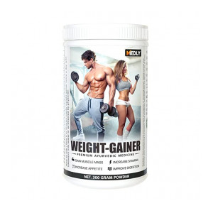 Medly ayurvedic weight gainer supplement to increase mass and muscle gain powder for men and women (300 gram) (Coupon)