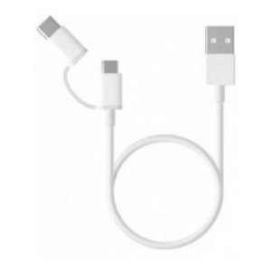 Mi 22243 2 A 0.3 m USB Type C Cable  (Compatible with Mobile, White, One Cable)