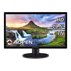 Acer Aopen 49.53 cm (19.5-inch) HD Backlit LED LCD Monitor - 200 Nits with VGA and HDMI Port - 20CH1Q (Black)