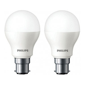 Philips Base B22 2.7-Watt LED Bulb (Cool Day Light,Pack of 2) (Cool Day Light)