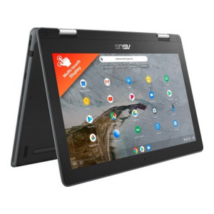 ASUS Chromebook Flip Celeron Dual Core - (4 GB/64 GB EMMC Storage/Chrome OS) C214MA-BU0452 Chromebook  (11.6 inch, Dark Grey, 1.20 Kg)
