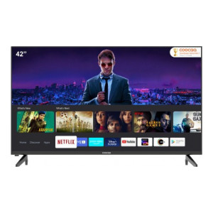 Coocaa 106 cm (42 inch) Full HD LED Smart Android TV with HDR 10 and Dolby Audio  (42S6G) [ ₹750 off on HDFC Bank Credit]