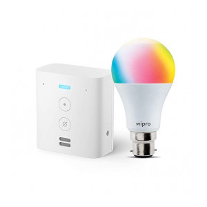 Echo Flex combo with Wipro 9W LED smart color bulb (apply 750 off coupon)
