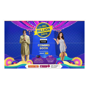 Flipkart Big Billion Days Sale with 10% Discount With Axis & ICICI Cards