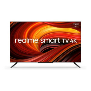 realme 108 cm (43 inch) Ultra HD (4K) LED Smart Android TV with Handsfree Voice Search and Dolby Vision & Atmos  (RMV2004) [Flat Rs.1,500 Off on ICICI & Axis Bank Cards]