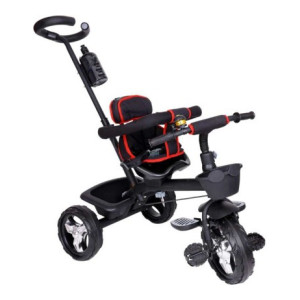 Baby Smile Small Kids Cycle Toys / Baby Tricycle / Kids Trike 4006-Black Tricycle  (Black)