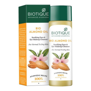 BIOTIQUE Bio Almond Oil Soothing Face & Eye Makeup Cleanser 190Ml Makeup Remover  (190 ml)