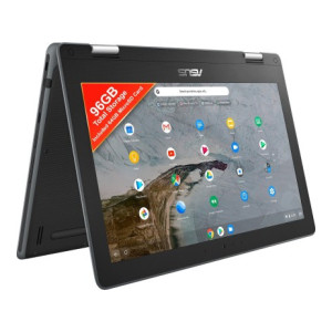 ASUS Chromebook Flip Celeron Dual Core - (4 GB/32 GB EMMC Storage/Chrome OS) C214MA-BU0704 Chromebook  (11.6 inch, Dark Grey, 1.20 Kg)