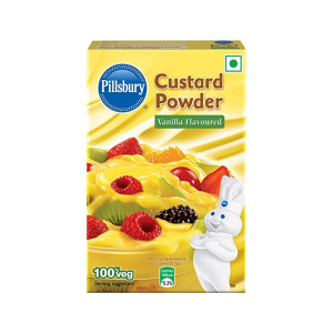 *MASTERLINK*  Pillsbury Vanilla Custard Powder| Makes Smooth, Creamy and Delicious Custard| Made from Quality Ingredients| Can be used for Fruit Salads and Puddings, 100 gm​