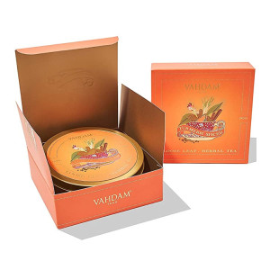 VAHDAM, Turmeric Spiced Tea Gift Set | 100% Natural Ingredients | Packed at Source in India | Best Birthday Gifts Set | Tea Sets for Tea Lovers | Herbal Tea Gift Sets for Tea Lovers