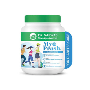 Dr. Vaidya’s MyPrash Sugar-free Chyawanprash for Diabetes Care 900 gm | Sugar free| Gluten-free | Manage Sugar Levels | Daily Energy & Immunity Booster| 50+ Ayurvedic, Natural Herbs