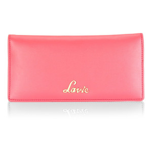 LAVIE : Women Casual Pink Artificial Leather Wallet - Regular Size  (12 Card Slots)