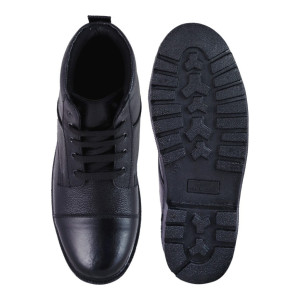 ARMY PERFECT : NCC BLACK SHOES Lace Up For Men  (Black)