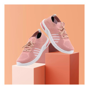 KHUKU : Premium Sports Shoes for Women Walking Shoes For Women  (White, Maroon)