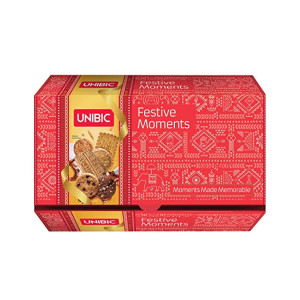 Unibic Festive Moment Cookies, 500g Gift Hamper for Festivals, Sweet Gourmet Delicacies, Corporate Gifting for Employees, Friends and Family