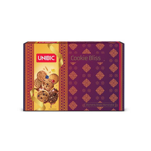 Unibic Cookie Bliss, 500 g Gift Hamper for Festivals, Sweet Gourmet Delicacies, Corporate Gifting for Employees, Friends and Family