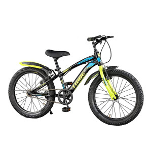 Lifelong LLBC2001 Tribe 20T Cycle (Yellow and Black) I Ideal for: Kids (5-8 Years) I Frame Size: 12" | Ideal Height : 3 ft 10 inch+ I Unisex Cycle| 85% Assembled (Easy self-Assembly) (Coupon)