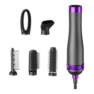 Ryuga 3000W Air Hair Styler,hair straightener brush ,Hair Curler for women Pre-Styling Hair Dryer  (3000 W, Purple, Grey)