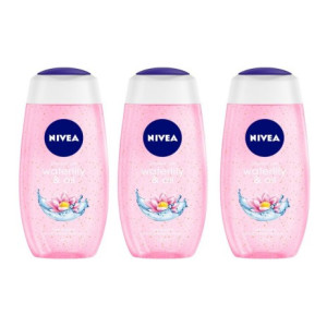 NIVEA Water lily & Oil Shower Gel - Pack of 3  (3 x 250 ml) [Add 2 Quantity for Free Shipping  Buy 2 items save 5%; Buy 3 or more save 8%]