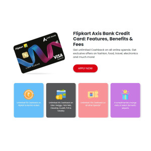 Apply For Flipkart Axis Cards and get 5% Cashback On All Flipkart and Myntra Purchases
