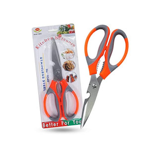 Pepperfry: Grey & Orange Carbon Steel Multipurpose Household and Garden Scissors, By Story@Home (Apply coupon STEALDEAL)