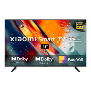 *MASTERLINK* Mi X Series 108 cm (43 inch) Ultra HD (4K) LED Smart Android TV with Dolby Vision and 30W Dolby Audio (2022 Model) [10% OFF WITH SBI CC & EMI TRANSACTIONS]