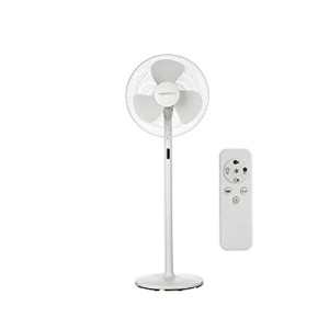 Amazon Basics 400 mm 2-in-1 BLDC Pedestal Fan with Remote Control and 26 Speed Fuctions | 5 star rated with efficient Copper Motor | White