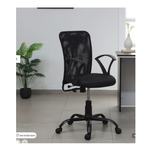 Style Breathable Mesh Ergonomic Chair in Black Colour, By VOF (Apply coupon FRYDEAL)