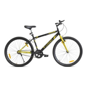 65% OFF ON Adrenex by Flipkart Ardor with Accessories, 85% Assembled 26 T Hybrid Cycle/City Bike  (Single Speed, Black, Yellow)